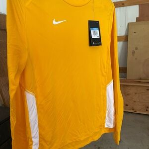 Nike Yellow Long Sleeve Tee